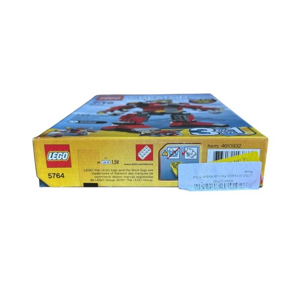 NEW LEGO Creator 5764 Rescue Robot 3 in 1 w/ Light Brick 149 Pieces Sealed Box - Picture 3 of 6